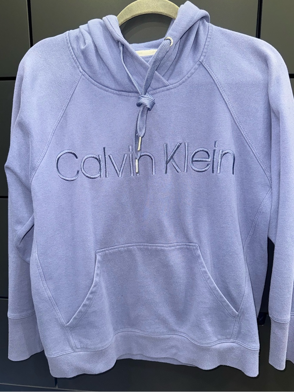 Calvin Klein Navy Blue Zip Hoodie with CK Logo